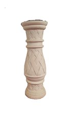 Woven Style Plaster Pillar Stand