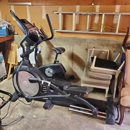 Sole E35 Fitness Elliptical Machine - Enjoy Private Home Workouts  - Multi Functions/Gar