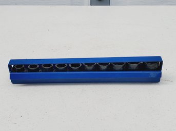 MATCO Tools 3/4' Metric 6 Point Special Forces Pass Thru 7 Piece Socket Set With Blue Metal Holder