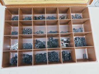 Lawson Products Co LP-72 Speed Nuts In Metal Storage Sorting Box