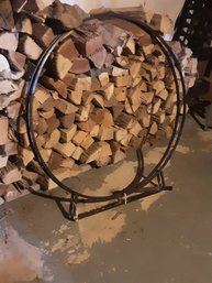 Circular Iron Firewood Rack