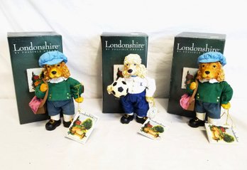 Vtg Londonshire By Possible Dreams: David The Cocker Spaniel & Jean Claude Soccer Poodle Figurines