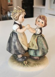 Vintage Hummel Figurine 'Spring Dance' TMK4 ~ 7 X 5 X 4