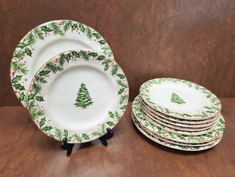 Pier 1 Imports Christmas Holiday Plates (Retail $60)