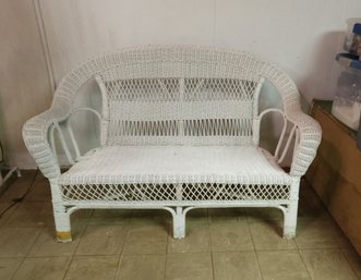 Wicker Love Seat