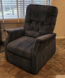 Upholstered Easy Lift Motorized Reclining Chair ~ Works