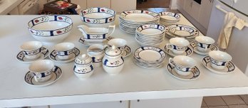 Partial Set Of Mid Century Adams Ironstone Lancaster Set Of China