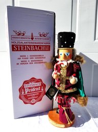 Vtg Steinbach Germany Kurt Adler Candy Cane Choir Master Limited Edition Nutcracker Signed (lot BB)