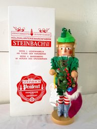 RARE Steinbach Germany 'Christmas Elve' Handmade Wooden Nutcracker - S1712 With COA & Signed (lot UU)