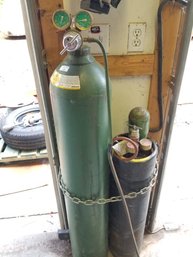 Oxygen And Acetylene Torch Tanks Cutting Torch