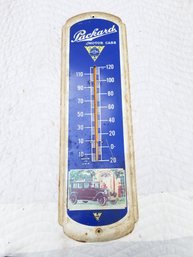 Packard Motor Cars Metal Thermometer Dealership Sign