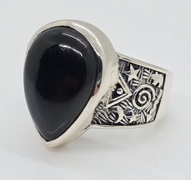 Elite Shungite Celestial Ring In Sterling