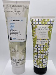 New Korres & Beckman Hand Cream & Body Butter