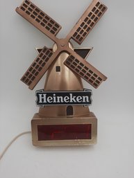 Vintage Heineken Windmill Digital Advertising Clock- NO SHIPPING