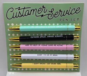 Brand New Customer Service Pen Set