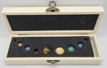 Boxed Set Of 9 Planets Crystal Set