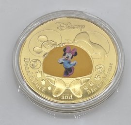 Minnie Mouse Disney Collector Coin In Case