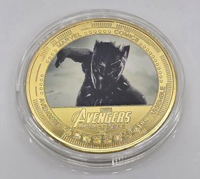 Marvel Black Panther Collector Coin In Case