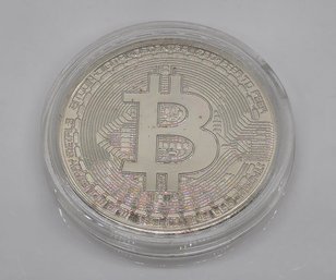 Bitcoin Collectible Coin In Case