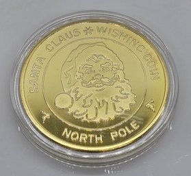 Santa Claus Wishing Coin In Case