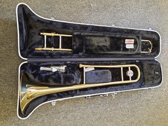 New In Case R.S. BERKELEY TB-701 TROMBONE- Original $1020- Price Tag Present- NO SHIPPING