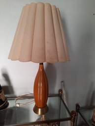 Mustard Colored M C M Table Lamp