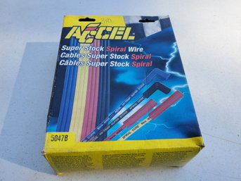 NOS Accel Super Stock Spark Plub Spiral Wire 5047B