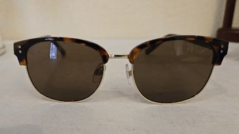 Foster Grant Prescription Sunglasses Tortoise / Wire Half Rim Sunglasses