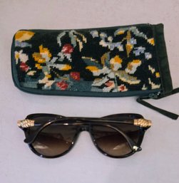 David Yurman SunGlasses With Embroidered Vintage Case