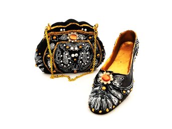 Collectible NOSTALGIA Miniature Resin Handbag And Shoe Figurines By Popular Imports