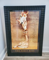 Large Framed First Kiss By Ron D'Raine. Framed Art Photo