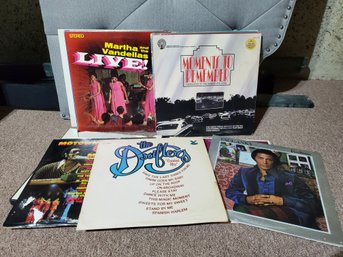 Lot Vintage Vinyl Record LPs-the Drifters, The Four Tops, Engelbert, Smokey Robinson, Elvis & More