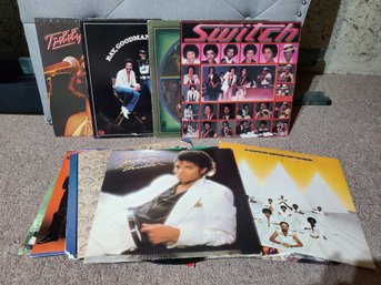 Lot Vintage Vinyl Record LPs-michael Jackson, The Ojays, Teddy Pendergrass, Earth Wind & Fire & More