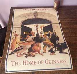 Vintage Guinness Paper Advertising Poster 'St. James Gate ~ The Home Of Guinness' #14 John Gilroy 1959