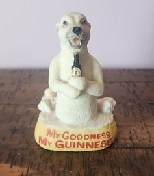 Vintage Guinness Resin Polar Beer 'My Goodness My Guinness' Figurine ~ 6 Inches High.