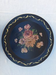 VINTAGE TOLEWARE PLATTER 19'