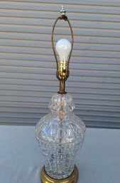 CRYSTAL LAMP BASE (NO SHADE) 29'