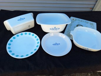 BIG LOT OF CORNING WARE 7 PIECES