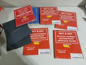 Wet Or Dry Sandpaper Large Lot Silicon Carbide Sandpaper Sheets