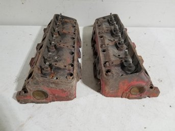 Vintage Ford Y Block Cylinder Heads 6090 OEM