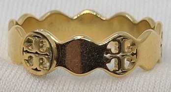 Size 8 TORY BURCH Gold Tone Ring