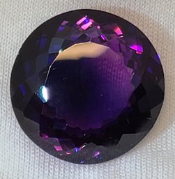 Stunning 32 Ct Tested Purple Boysenberry Sapphire 19.78mm X 19.74mm X 9.31mm