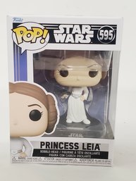 NOS 2022 Funko POP Princess Leia Star Wars Episode IV A New Hope Bobble Head Figurine #595