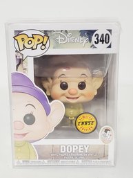 New In Box Funko Pop Disney Dopey Snow White & Th E Seven Dwarfs Chase Limited Edition Vinyl Figurine #340