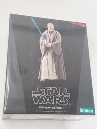 NOS Kotobukiya Artfx Japan Star Wars Obi Wan Kenobi  1/10 Scale Pre Painted Model Kit