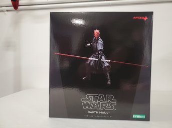 NOS Kotobukiya Artfx Japan Star Wars Darth Maul 1/10th Scale Pre Painted Model Kit