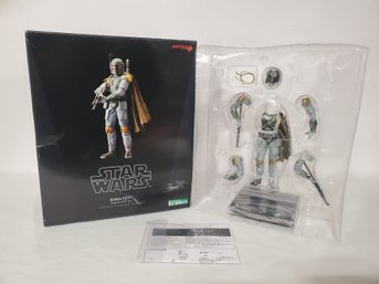 Kotobukiya Artfx Japan Star Wars Boba Fett Cloud City Version 1/10th Scale Pre Painted Model Kit