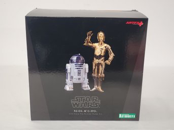 Kotobukiya Artfx Japan Star WarsR2-D2 & C-3PO  1/10th Scale Pre Painted Model Kit