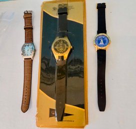 3 Vintage Watches With Various Themes