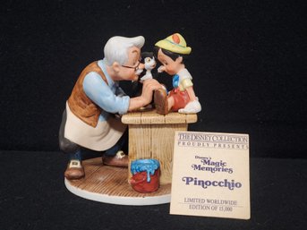 1983 The Disney Collection Disney's Magic Memories PINNOCHIO Limited Edition Numbered Figurine